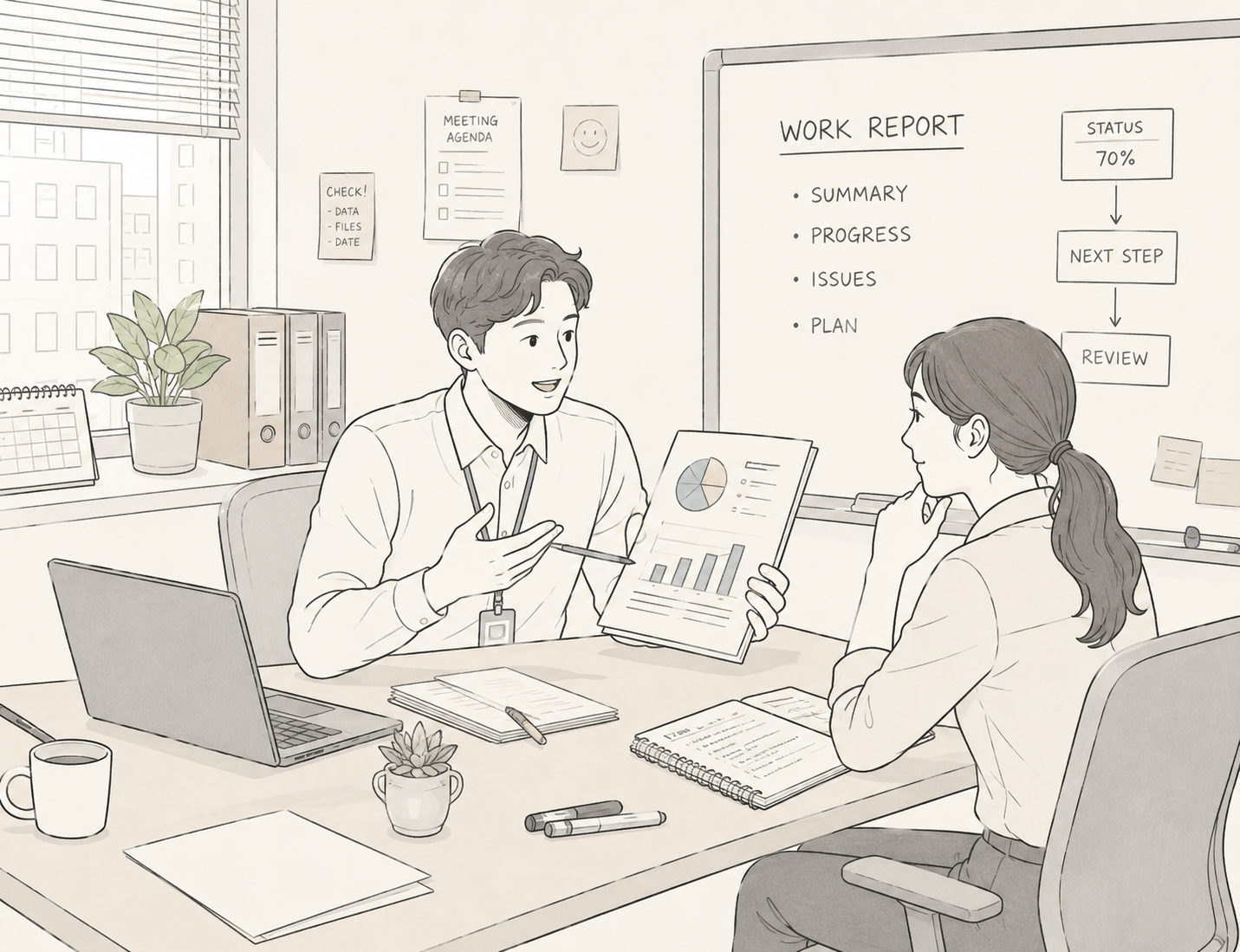 업무 보고 잘하는 방법｜상사에게 핵심만 전달하는 보고법
