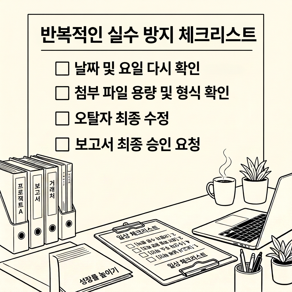 업무 체크리스트 작성 방법|반복 업무 실수를 줄이는 8가지 원칙